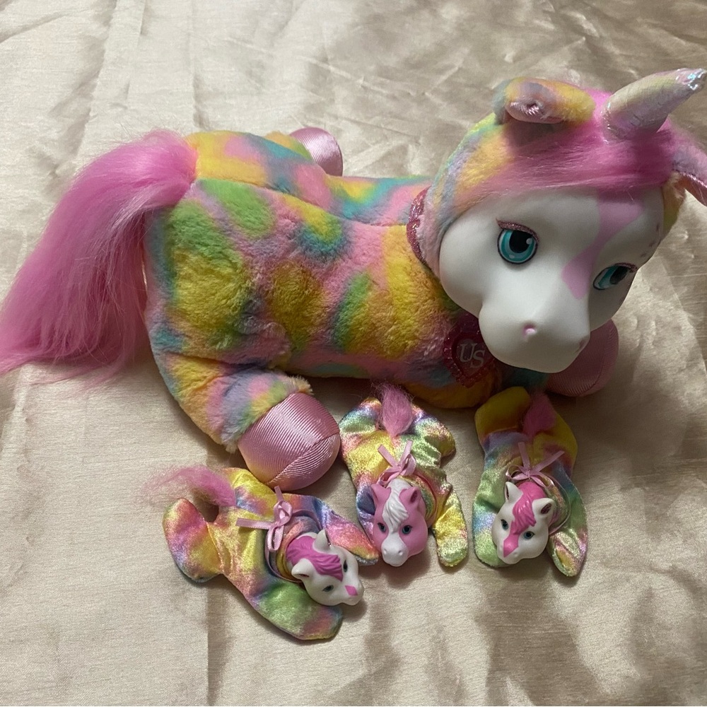 Pony unicorn surprise babies plush toys for kids 3 to up